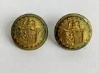 Civil War or post CW NY Regimental "Excelsior" gilt brass buttons John F. Boylan