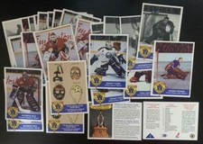 1993-94 High Liner Fish Greatest Goalies Hockey Lot of 29 Cards V51560