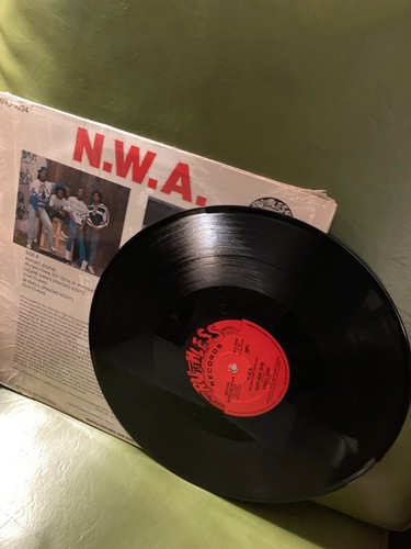 NWA 1987 Original Vinyl LP Dope Man, 8 Ball Ruthless Records In Shrink VG Rare! - Picture 2 of 3