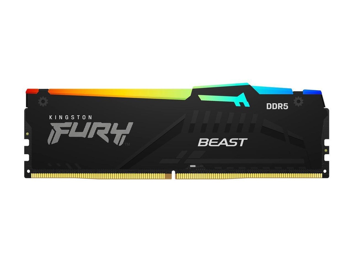 KINGSTON 16GB 5600MT/s DDR5 CL40 DIMM (Kit of 2) FURY Beast RGB