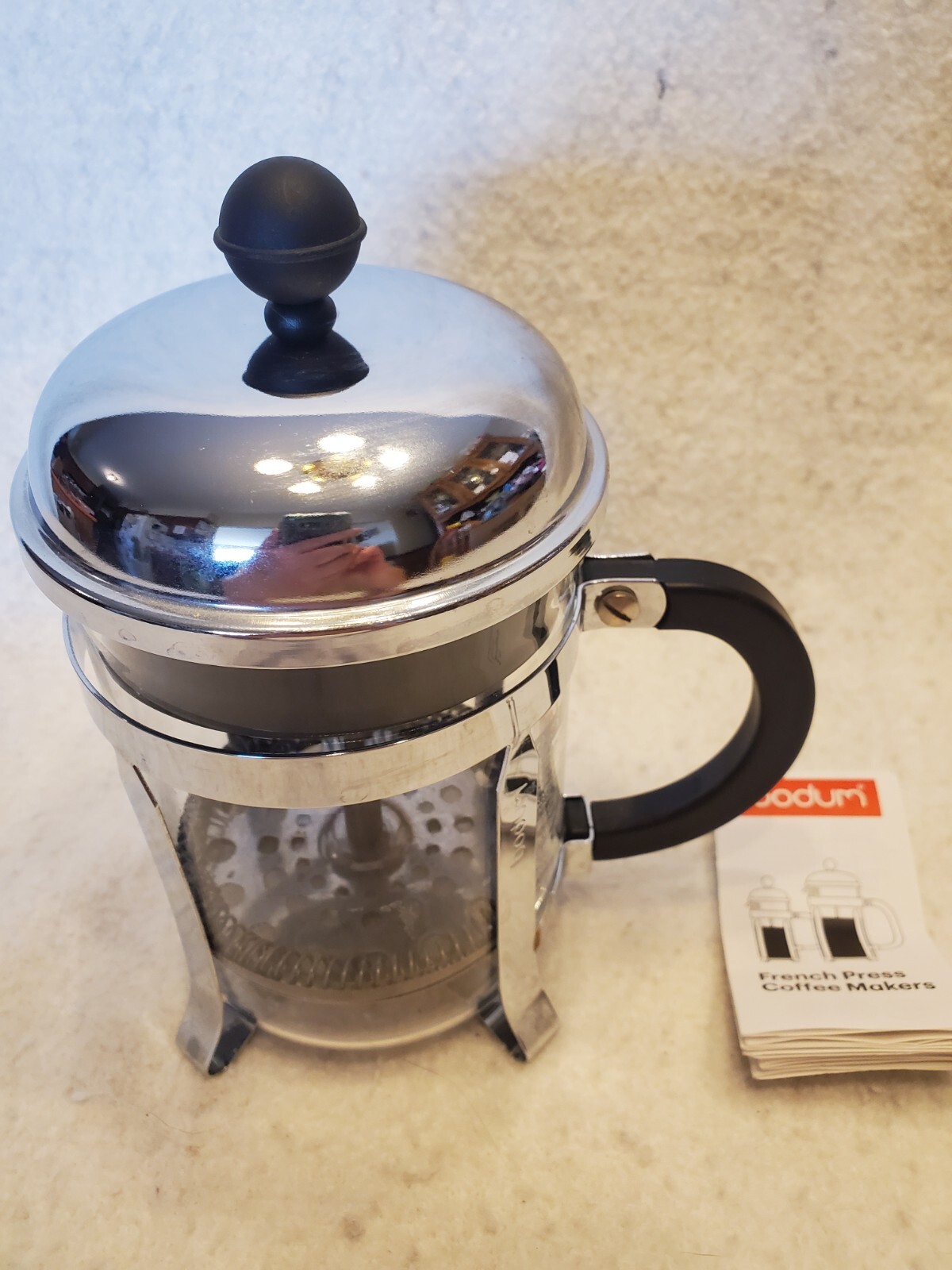 Bodum Chambord 4-Cup Chrome French Press Coffee Maker