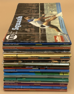 Twentysix Vintage  Know The Game Booklets Squash Tennis Croquet etc