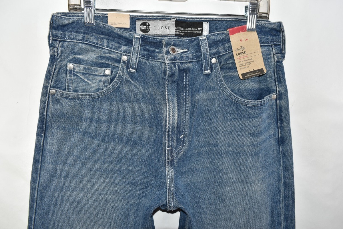 Levi's silverTab Loose 30×30 Silver Tab Loose Fit Denim Pants / size: 30 – Front General