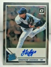 Jonathan Loaisiga 2019 Donruss Optic Rated Rookie RC Autograph Auto SP - YANKEES