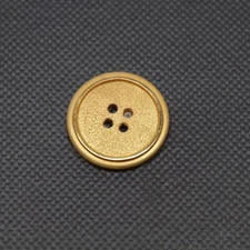 London Badge & Button Co 4 Hole Gilt Blazer Button Gilt Large 21mm
