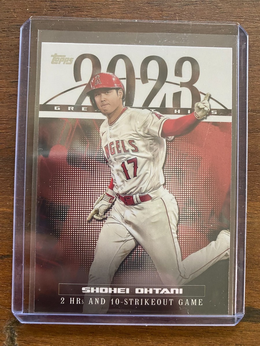 2024 Topps Series 1 2023 Greatest Hits Shohei Ohtani 2 HR's 10