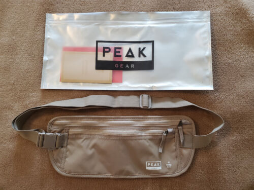 Cintura con denaro da viaggio Peak Gear con blocco RFID per passaporto - Foto 1 di 2