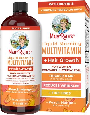 Liquid Multivitamin Lustriva Hair Growth | Biotin 10000mcg