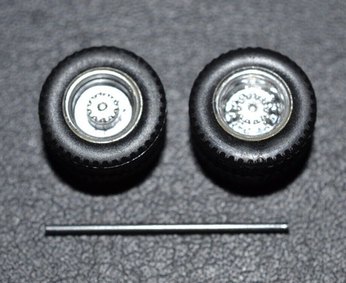 1:87 - AWM/AMW  2 x LKW-Doppelräder für Hinterachse 12 mm/ Achse 24 mm - Zubehör