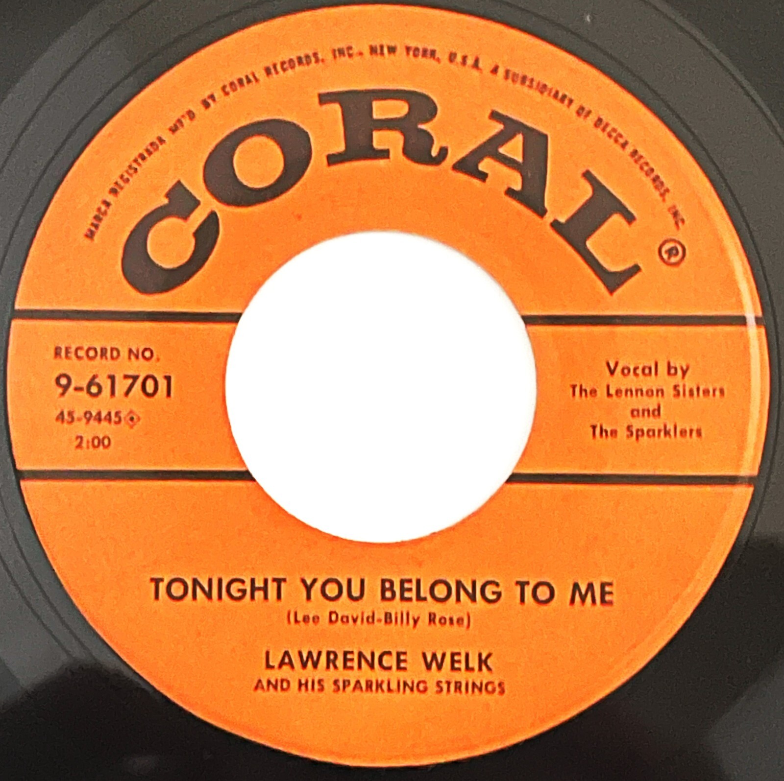 Lawrence Welk When the White Lilacs Bloom Again Coral 961701 NM