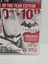 Batman Arkham City Game of the year Edition (PlayStation 3, 2012) PS3