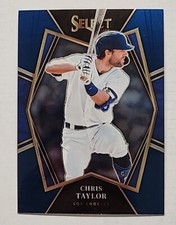 Chris Taylor 2022 Panini Select Blue retail Premier level #185 Dodgers