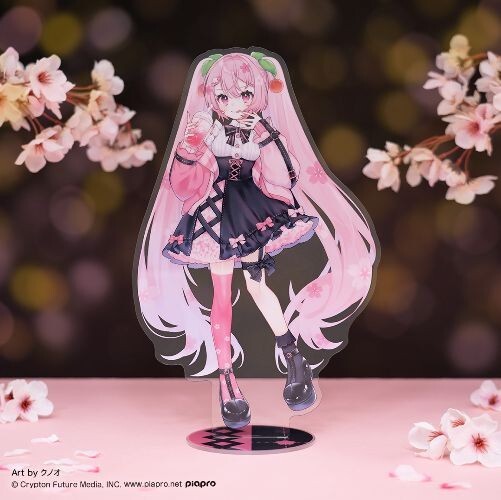 Sakura Miku Kuji SAKURA×SUBCULTURE A Prize Big Clear Stand 30cm