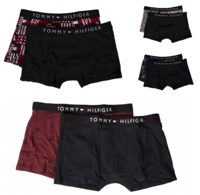Pack 2 Boxer für Jungen männlich Junge Bipack TH TOMMY HILFIGER Artikel UB0UB002