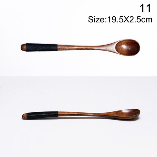 Wooden Spoon Cooking Large Wood Soup Spoons Dinner Tablespoon Tableware-2PCS - Imagen 20 de 41