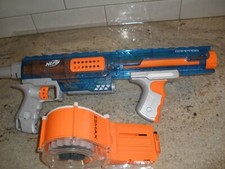 NERF RAMPAGE DART GUN BLASTER WITH AMMO DRUM WORKS