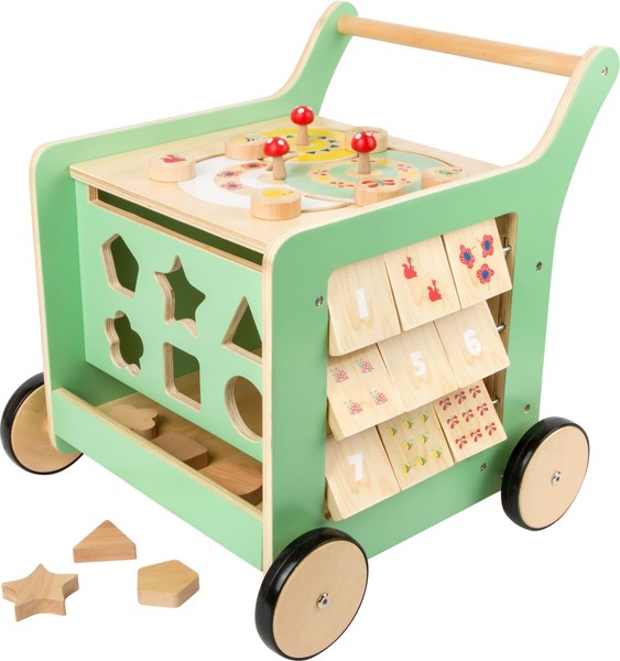 Lauflernwagen Ca. 39 X 40 X 42 Cm Holz-image