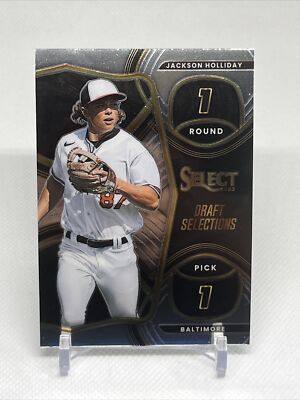 2023 Panini Select Draft Selections #DS6 Jackson Holliday Baltimore Orioles