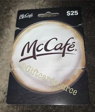 2017 McDONALDS MCCAFÉ GIFT CARD LATTE HANGER CANADA NO VALUE NEW