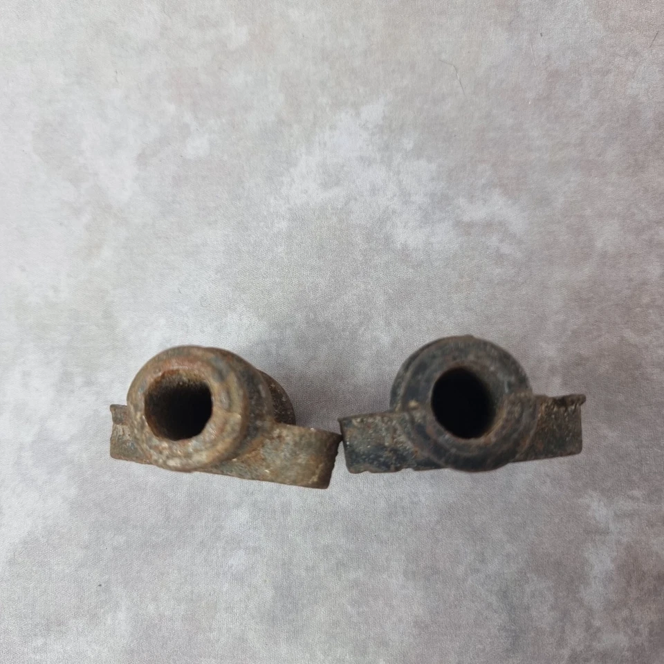 Accessoire Paire de crémones en fonte ancienne - Photo 3/4