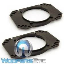 4"x6" TO 4" COMPONENT MIDS COAXIAL SPEAKERS SPACER ADAPTERS THICK ABS PLASTIC