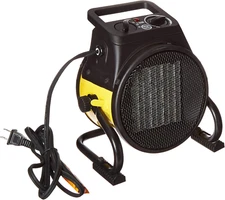EUH1465 Electric Forced Air Heater with Pivoting Base 5,120 BTU, Yellow