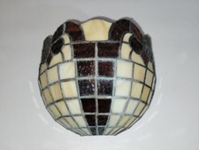 Art Nouveau Leaded Wall Lamp