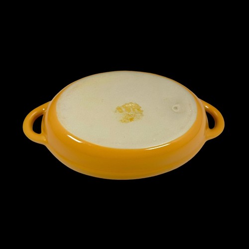 Au Gratin Baking Dishes Handles 9.5"x5.5” Stoneware Yellow Gold Set of 4 - Picture 8 of 12