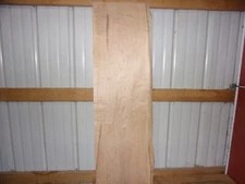 RUSTIC HARD MAPLE SLAB BOARD KILN DRIED LUMBER 15/16" THICK 2373V WOOD LIVE EDGE