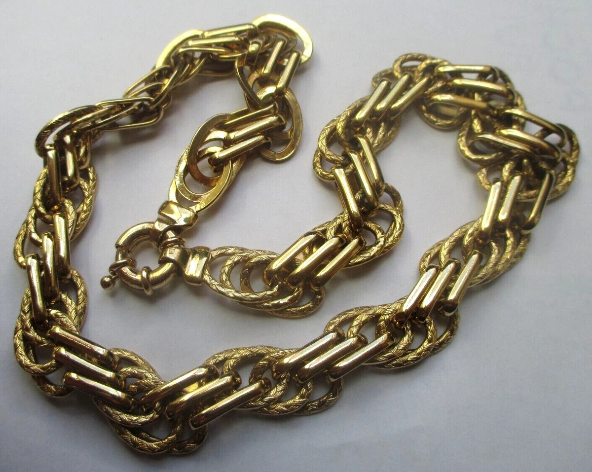 Collier Négligé Chaîne Dorée Avec Perles - Signé Agatha - Bon état