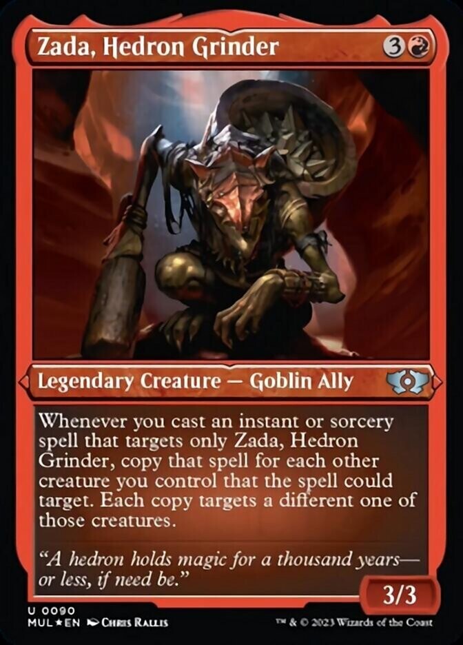 MTG MOM Multiverse Legends *FOIL-ETCHED* U Zada Hedron Grinder