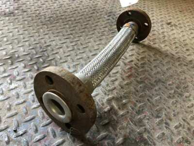 1-3/8'' X 16'' Flanged Braided Stainless Steel Flexible Hose / Expansion Joint