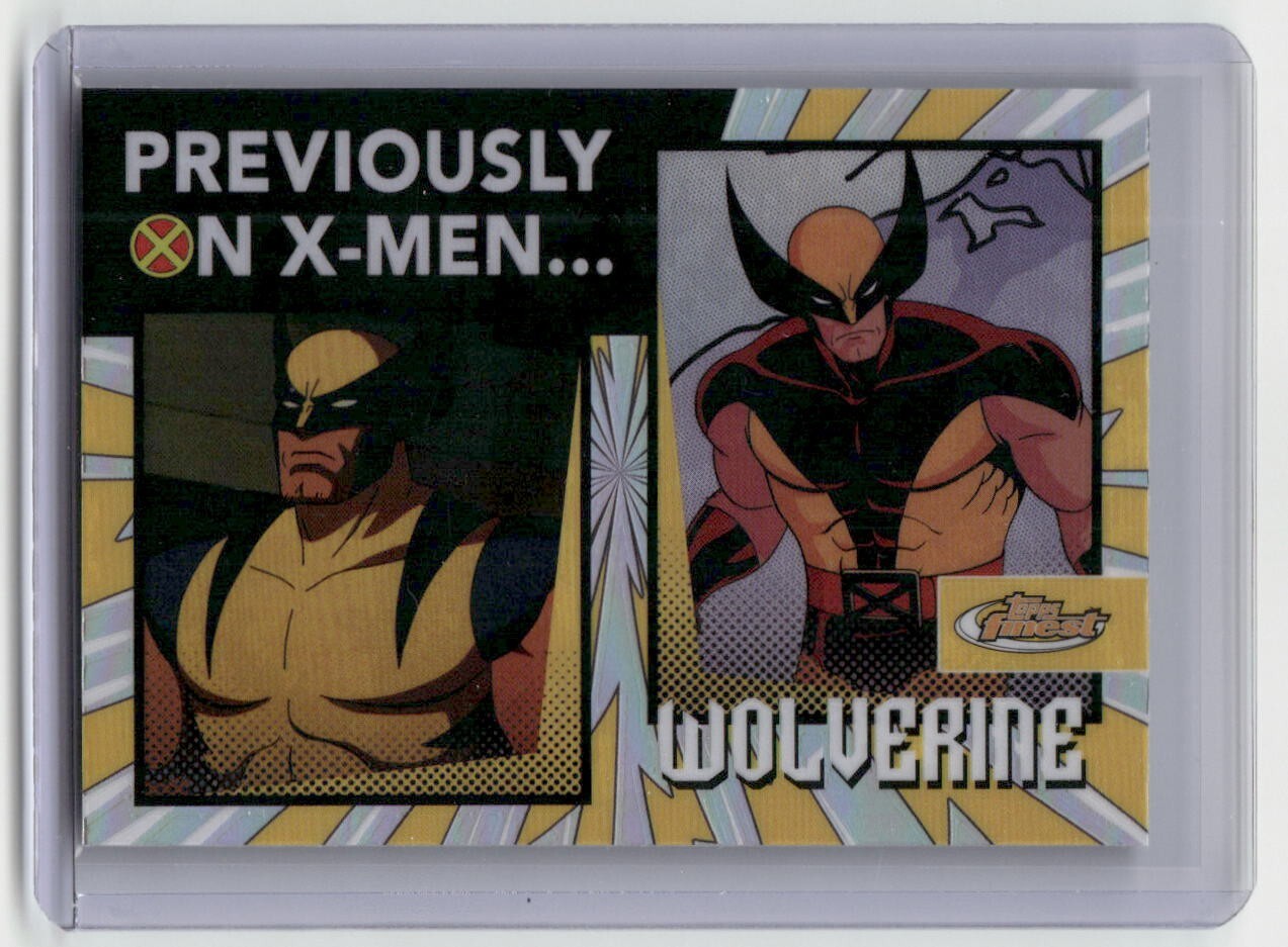 WOLVERINE 2025 Topps Finest X-Men 97' Previously On X-Men #PO-3