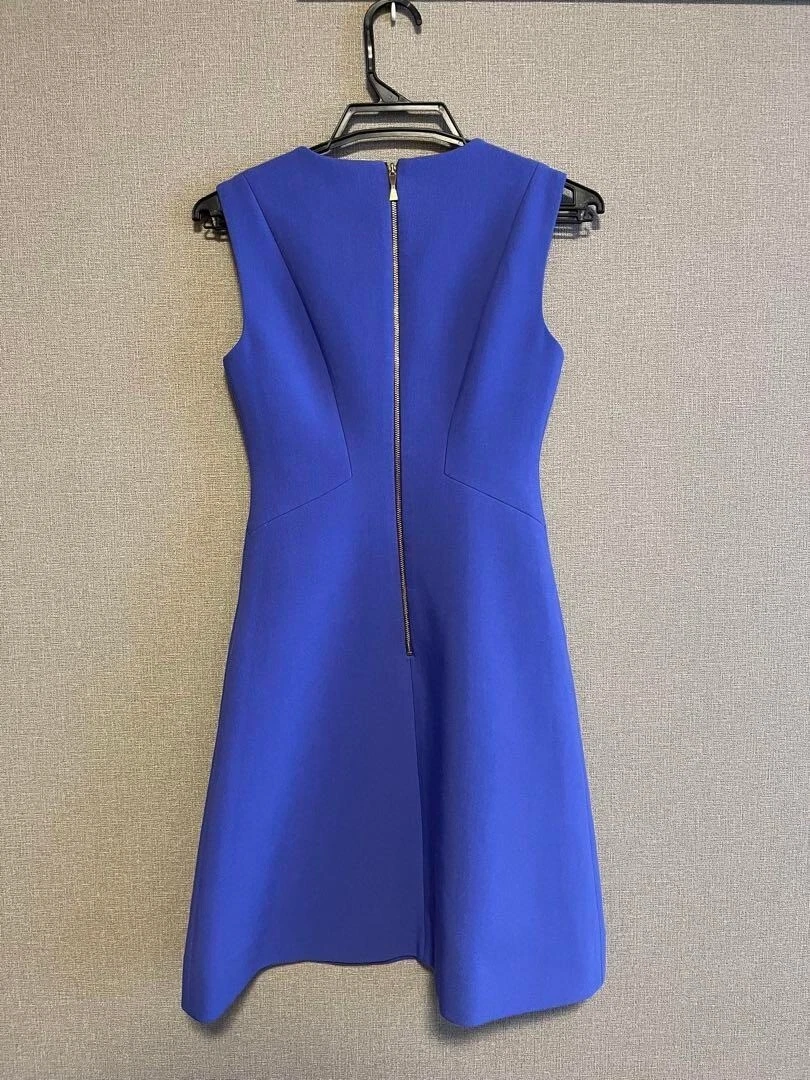 abito kate spade new york taglia 00 XS blu viola oro zip dal Giappone