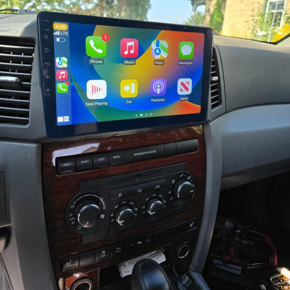 10.1'' Car Stereo Radio Carplay Android 13 GPS For Jeep Grand Cherokee 2004-2007 - Image 3 of 4