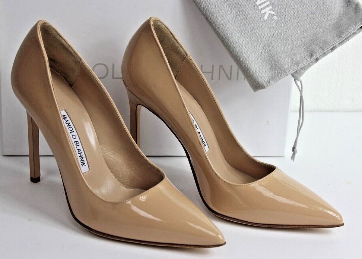 MANOLO BLAHNIK BB 115 パテントレザーポインテッドトゥパンプス MANOLO BLAHNIK BB 115 パテントレザーポインテッドトゥパンプス