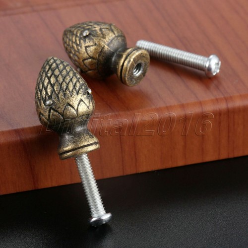 2x Zinc Alloy Strawberry Handle Pull Furniture Suitcase Drawer Door Knob 25x15mm - Picture 9 of 12