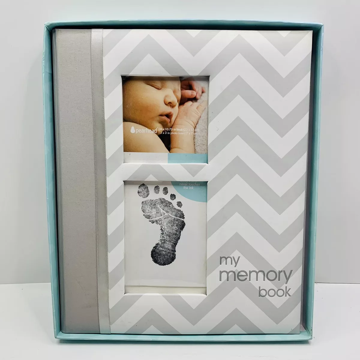 Pearhead chevron cheap baby book