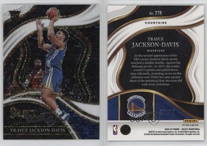 2023 Select Courtside White Disco Prizm /75 Trayce Jackson-Davis #278 Rookie RC