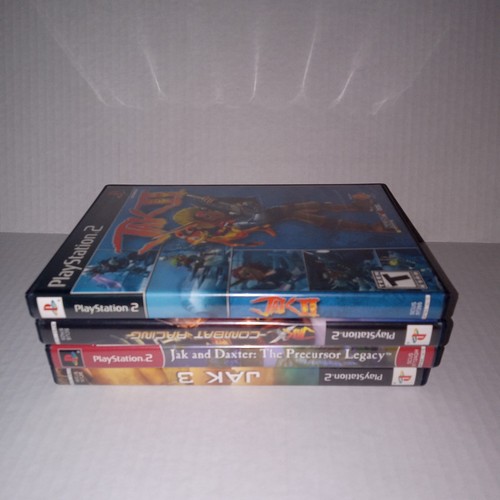 Sony Playstation 2 Jak and Daxter 1 2 3 Jak X Combat Racing PS2 Bundle - Picture 3 of 11