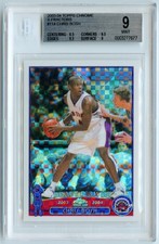 Chris Bosh 2003-04 Topps Chrome #114 X-Fractor #/220 BGS 9 MINT Rookie RC HOF