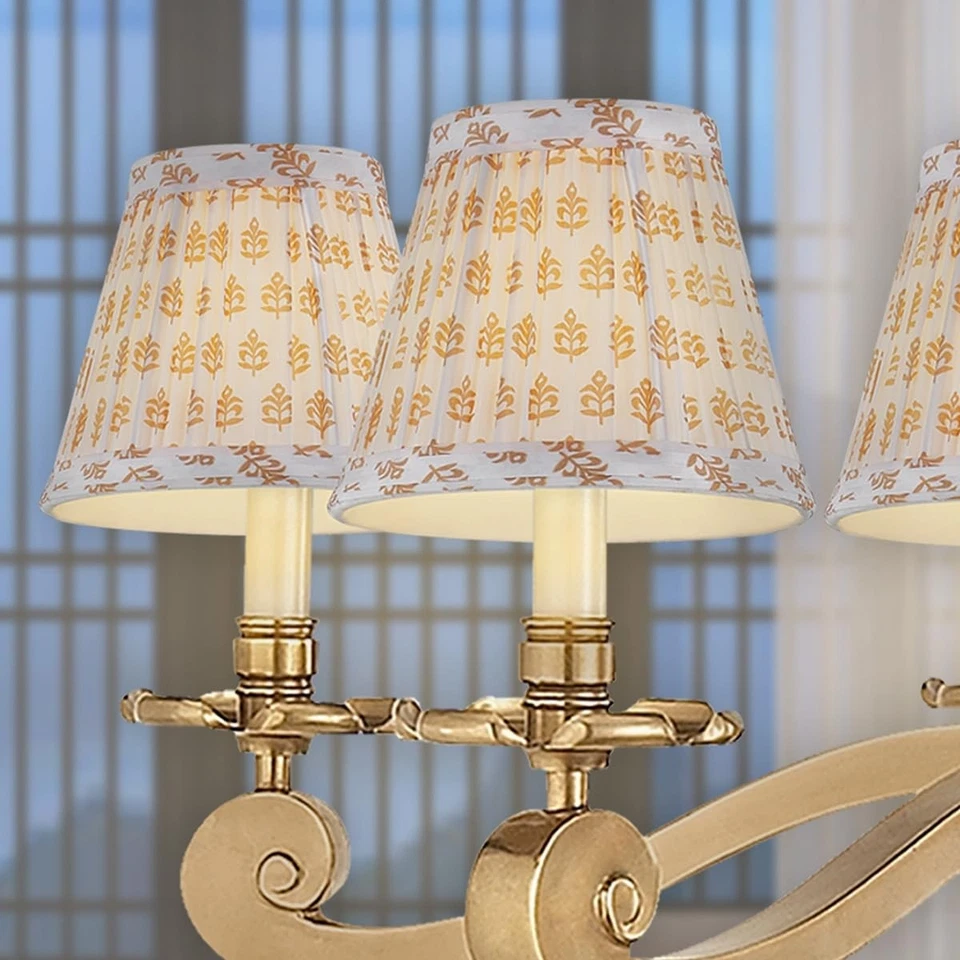 Juego de 6 cortinas de araña, mini pantalla de lámpara 3" superior x 5,5" inferior x 4,7" inclinada... Foto 2 de 4