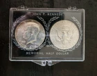 (2) 1964 Kennedy 50C Half Dollars P & D  Original Holder  Unc.