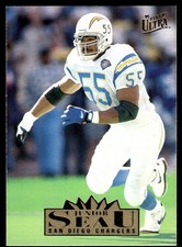 Junior Seau 1995 Ultra #293 Chargers NFL READ FREE SHIPPING AutographDen