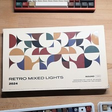Keykobo Retro Mixed Lights Mechanical Keyboard Keycap Set - Full Set, Never Used
