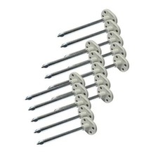 Quest Saxon Metal Groundsheet Pegs (15 pack) Caravan Motorhome  MQ1378