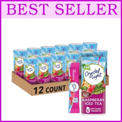 Raspberry Iced Tea Mix, 72 Servings, 12 Canisters