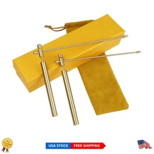 Copper Divining Rods Set - Includes Gift Box, Perfect for Paranormal Exploration