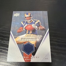 Donnie Avery 2008 Upper Deck Rookie Material Card # UDRJ-DA. St. Louis Rams