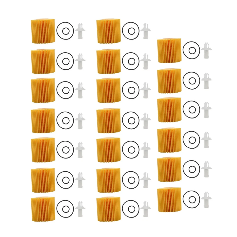 Paquete de 20 filtros de aceite de motor para Toyota Avalon Camry Highlander RAV4 Tacoma Sienna Foto 2 de 4